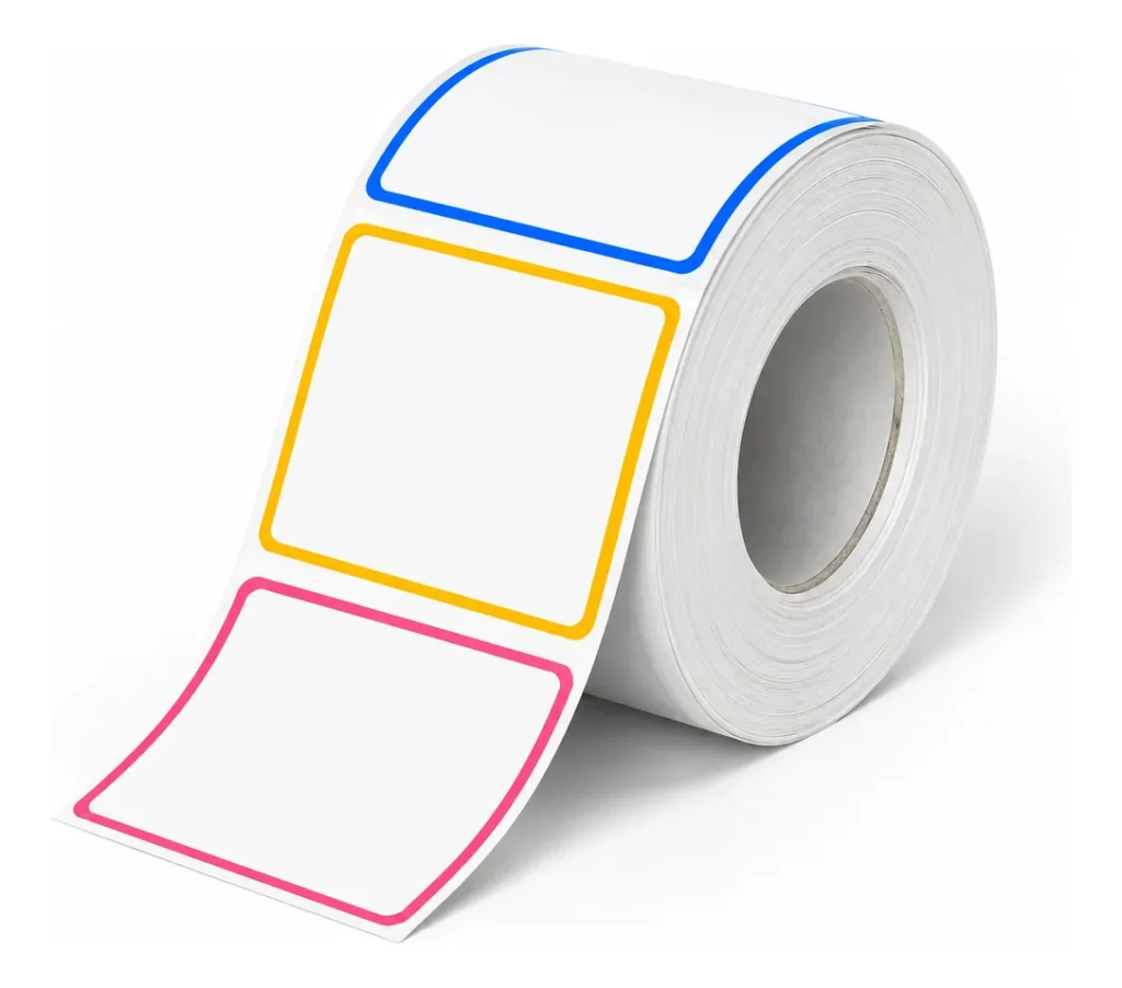 Rollo Etiquetas Detonger 40x30 Mm Borde Colores