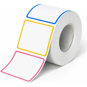 Rollo Etiquetas Detonger 40x30 Mm Borde Colores