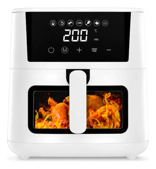 Freidora De Aire Hogga Nh-af 45w 4.5l 1200w Blanca