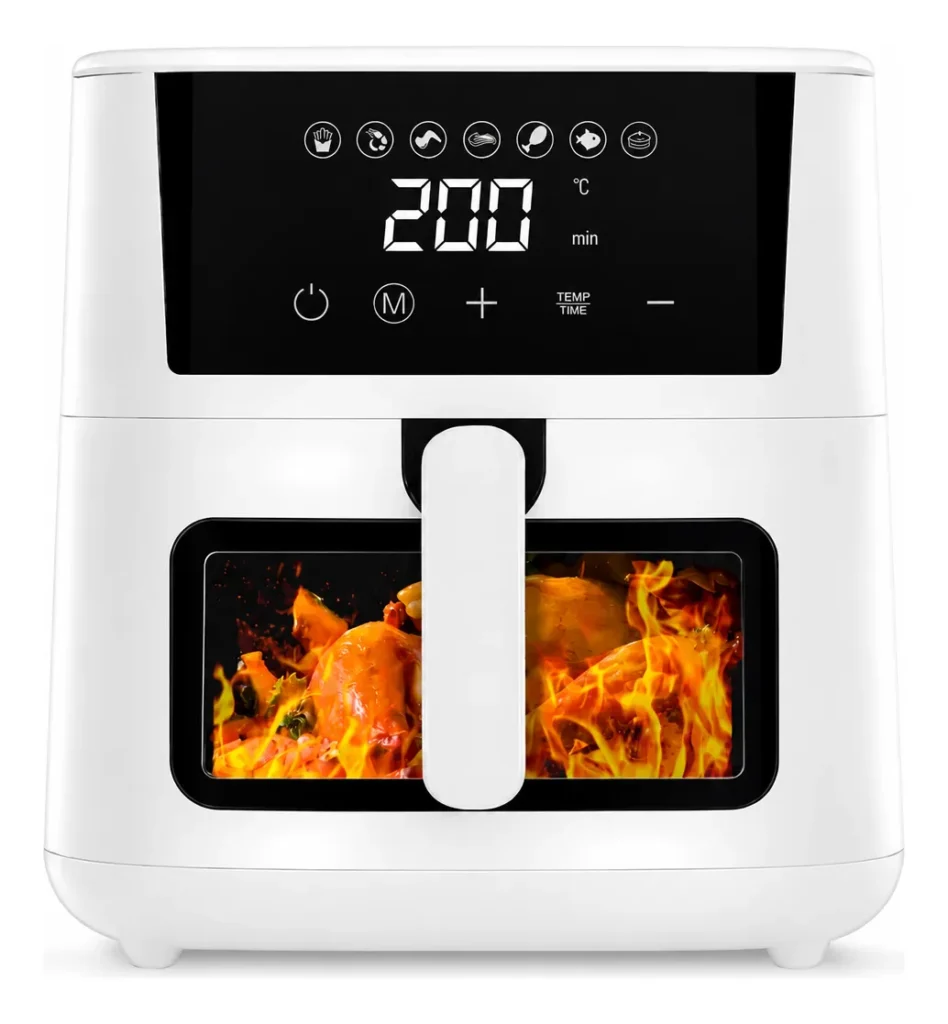 Freidora De Aire Hogga Nh-af 45w 4.5l 1200w Blanca