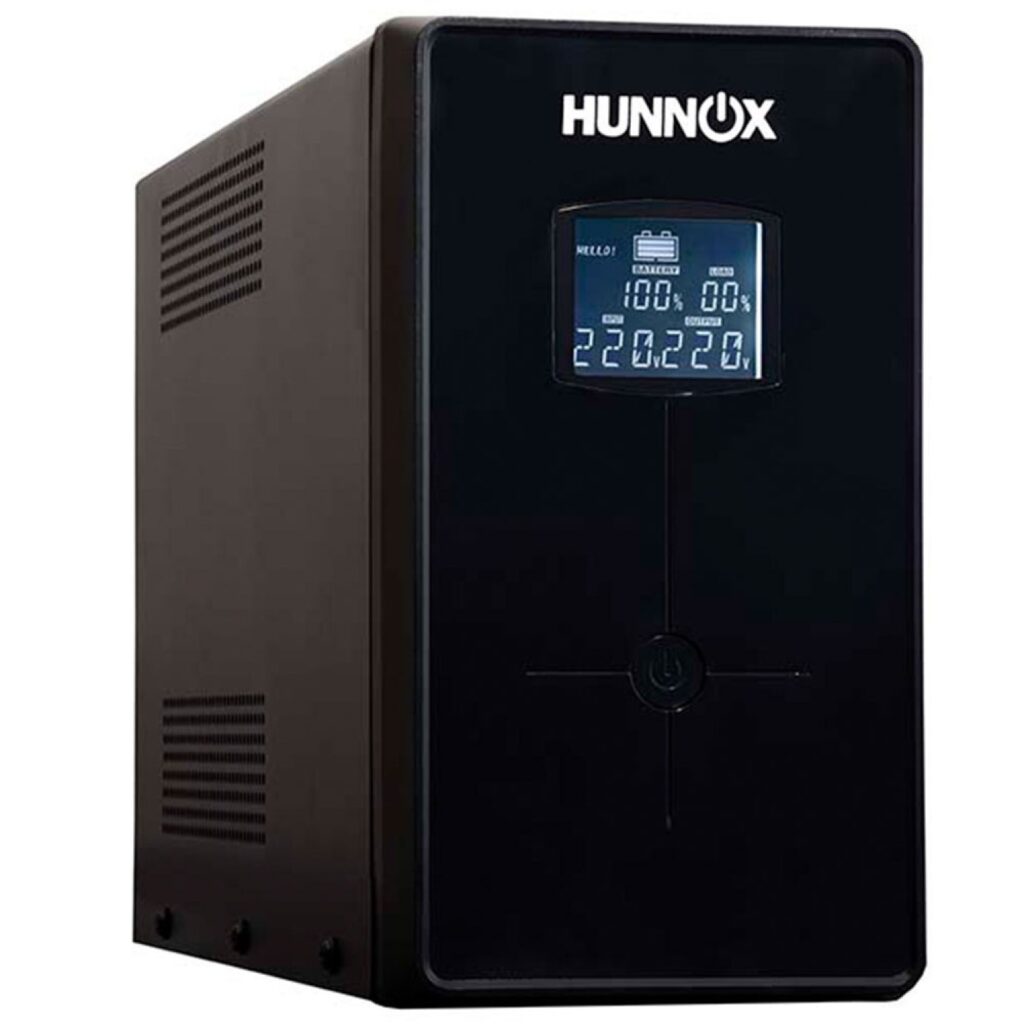 UPS y estabilizador HUNNOX 850VA LCD