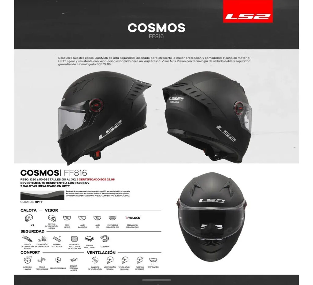Casco LS2 816 Cosmos Bokanix