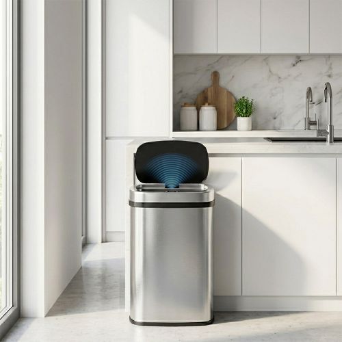 Cesto de basura Fravega Home con Sensor 50 L