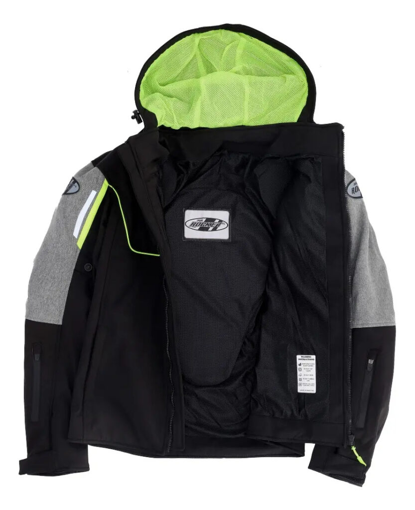 Campera Joe Rocket Softshell Fluo C/protecciones