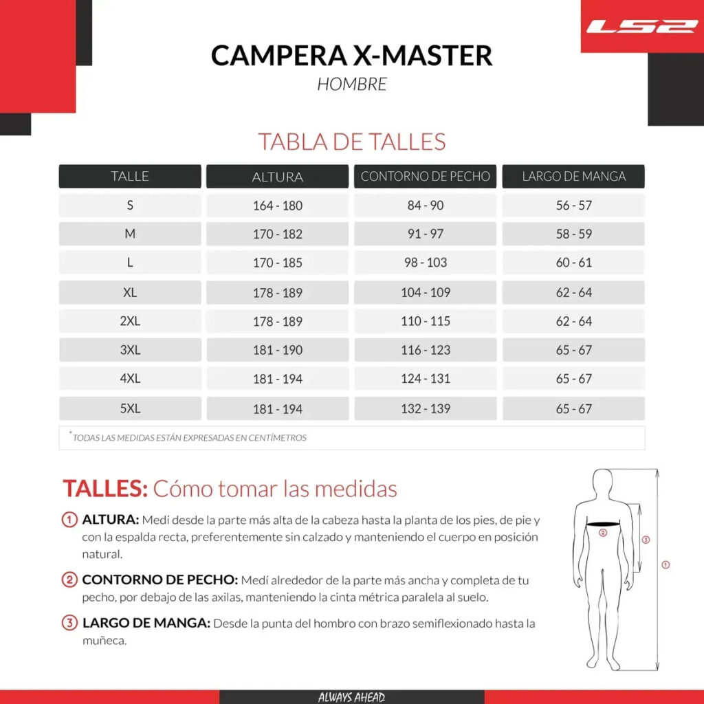 Campera LS2 X Master Hombre