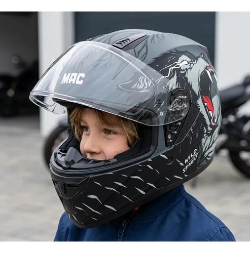 Casco MAC Helmets Bass Wolf