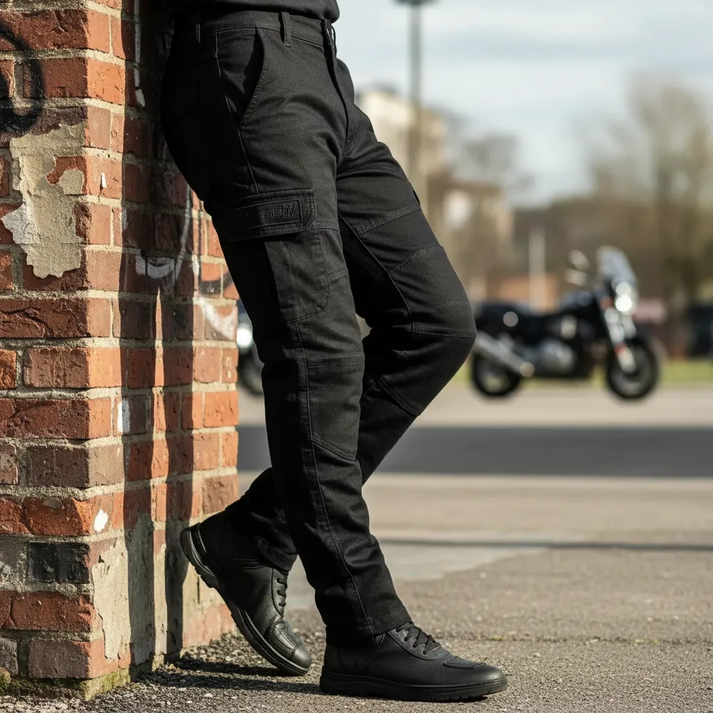 Jean Pantalon Moto Solco Cargo Protecciones