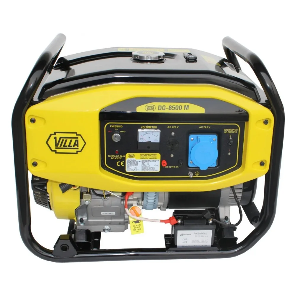 GENERADOR VILLA DG-8500M MONOFÁSICO ARRANQUE ELÉCTRICO