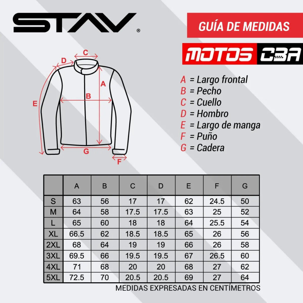 Campera Moto Stav Verano Protecciones