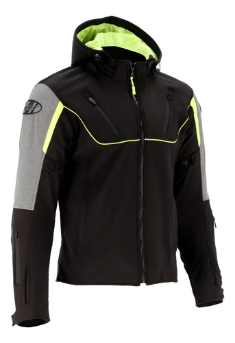 Campera Joe Rocket Softshell Fluo C/protecciones