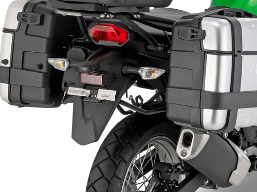 Soporte Kawasaki Versys 300 Baul Laterales Givi Negro