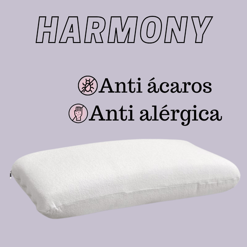 Set de 2 almohadas Harmony viscoelásticas rectas