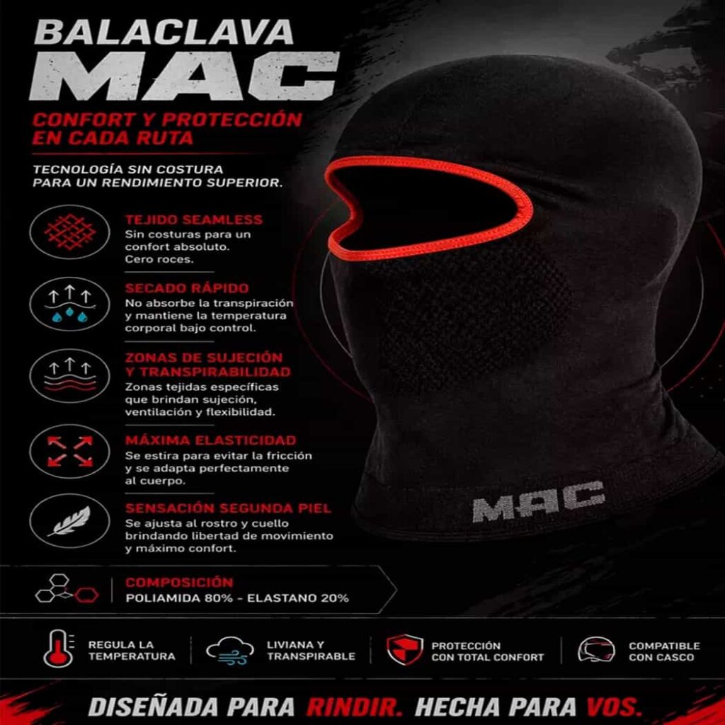 Pasamontañas MAC Helmets