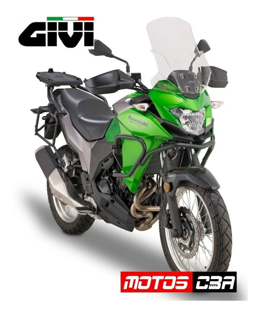 Soporte Kawasaki Versys 300 Baul Laterales Givi Negro
