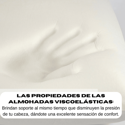 Set de 2 almohadas Harmony viscoelásticas rectas