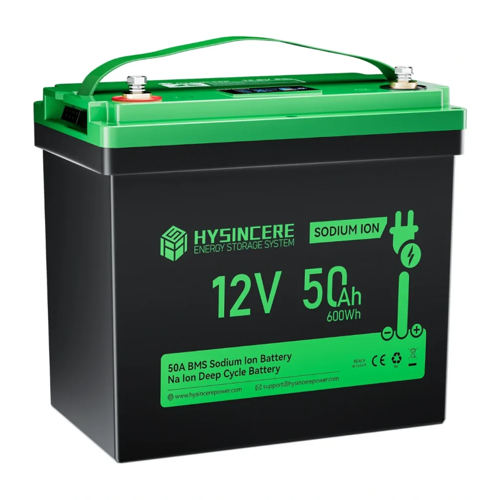 Batería de Sodio Hysincere LN1250N-BL 12V 50Ah