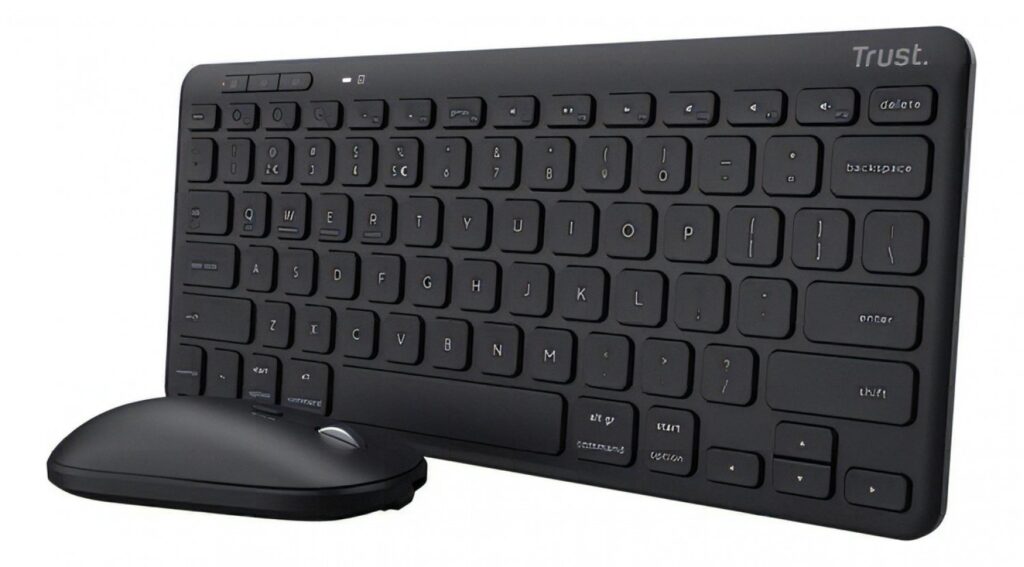 Combo de teclado y mouse Trust Lyra WL ES
