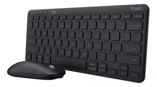 Combo de teclado y mouse Trust Lyra WL ES