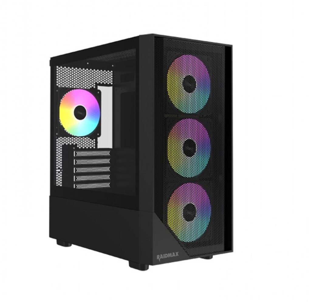 Gabinete gamer Raidmax Meshian X609M
