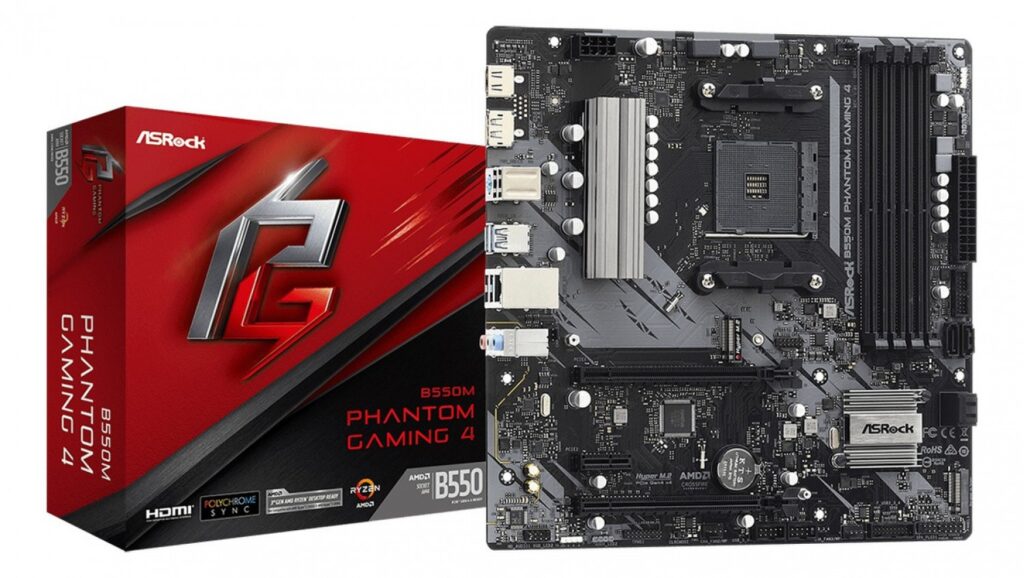 Placa madre ASRock B550M Phantom Gaming 4