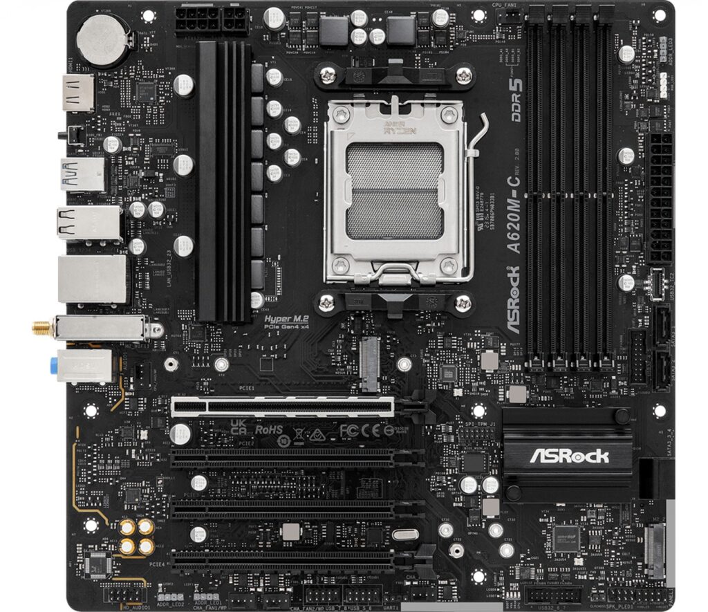Placa madre ASRock A620M-C R2 WIFI-AX+BT