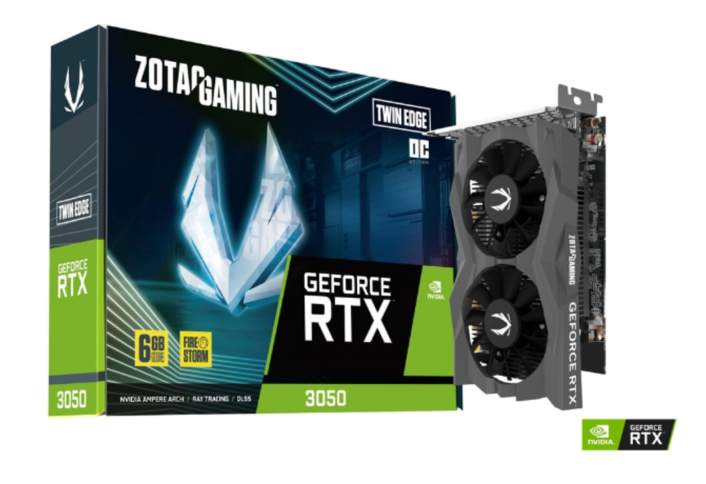 Placa de video Zotac RTX 3050 Twin Edge OC 6GB