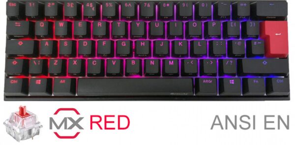 Teclado Ducky Mecha Mini RGB Cherry Red