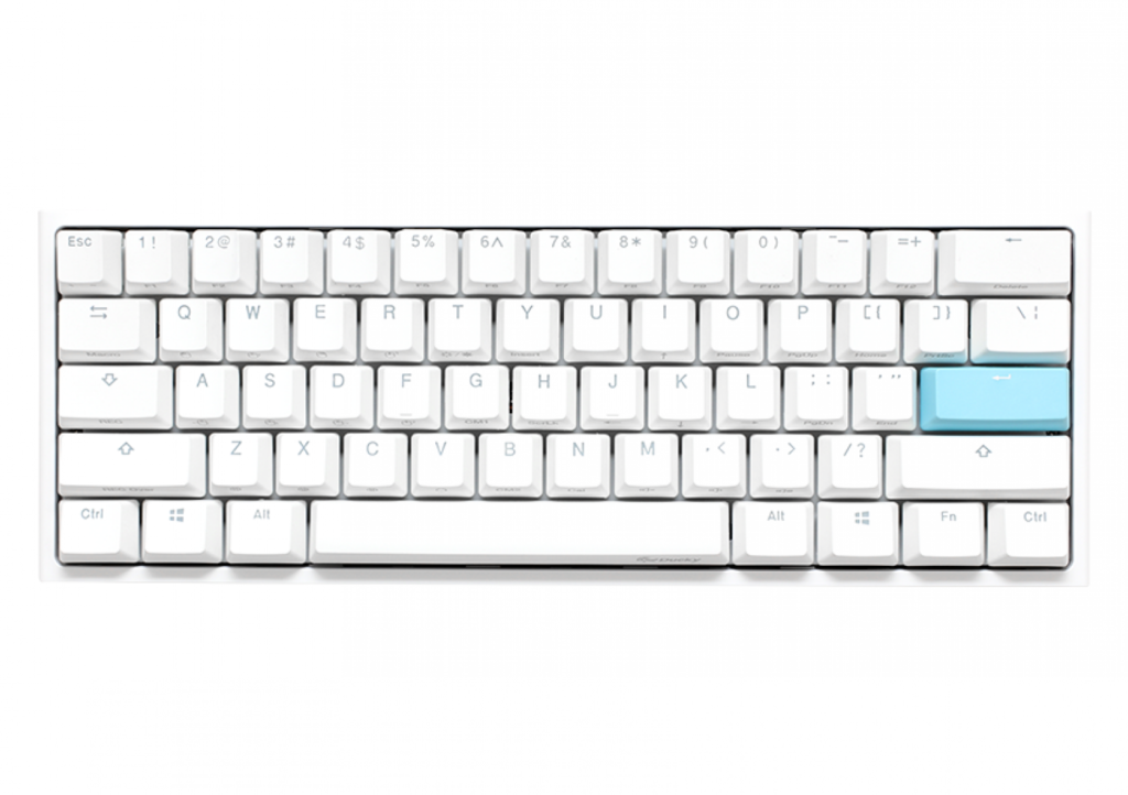 Teclado Ducky One 2 Mini RGB White Kailh Box Silent Red