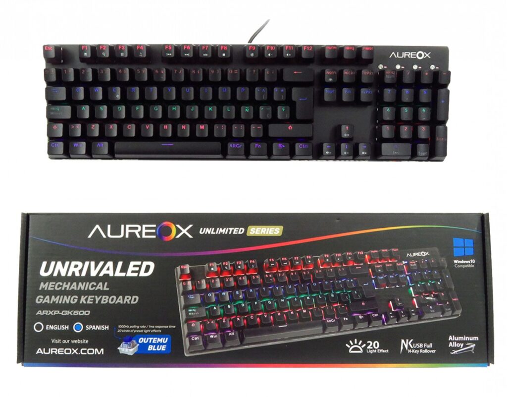 Teclado mecánico Aureox GK600