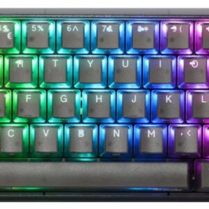 Teclado mecánico Ducky One 3 Aura Clear Black