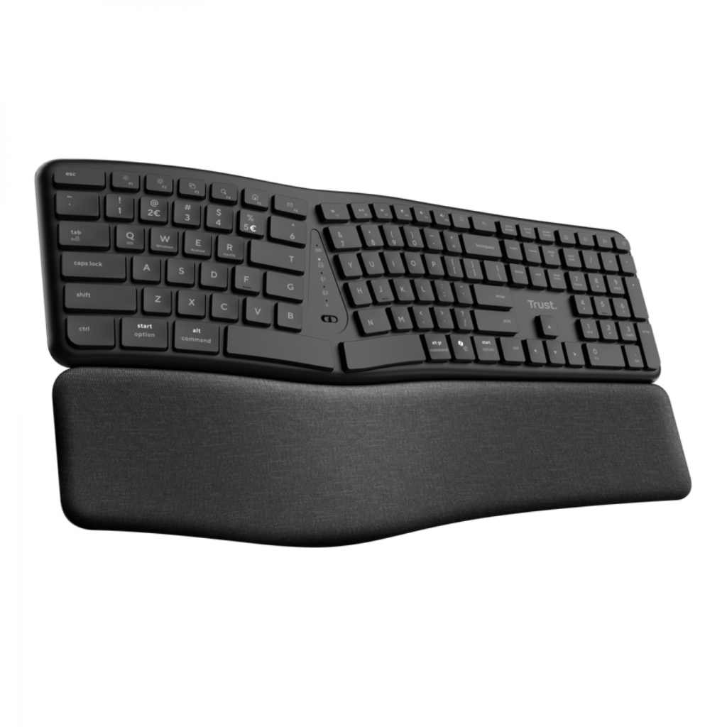 Teclado Trust Keyra Ergo Multi Wireless (ES)