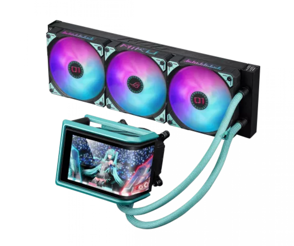 Cooler líquido ASUS ROG RYUO IV 360 ARGB Miku Edition