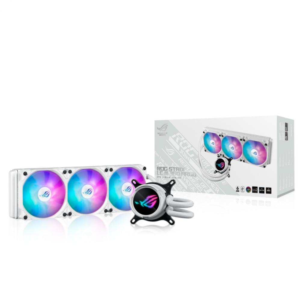 Cooler líquido ASUS ROG Strix LC III 360 ARGB White