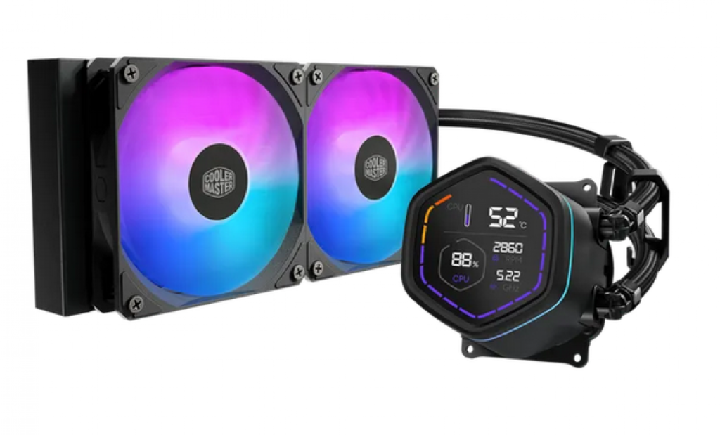 Cooler líquido Cooler Master MasterLiquid Core NEX Digital 240 Black ARGB