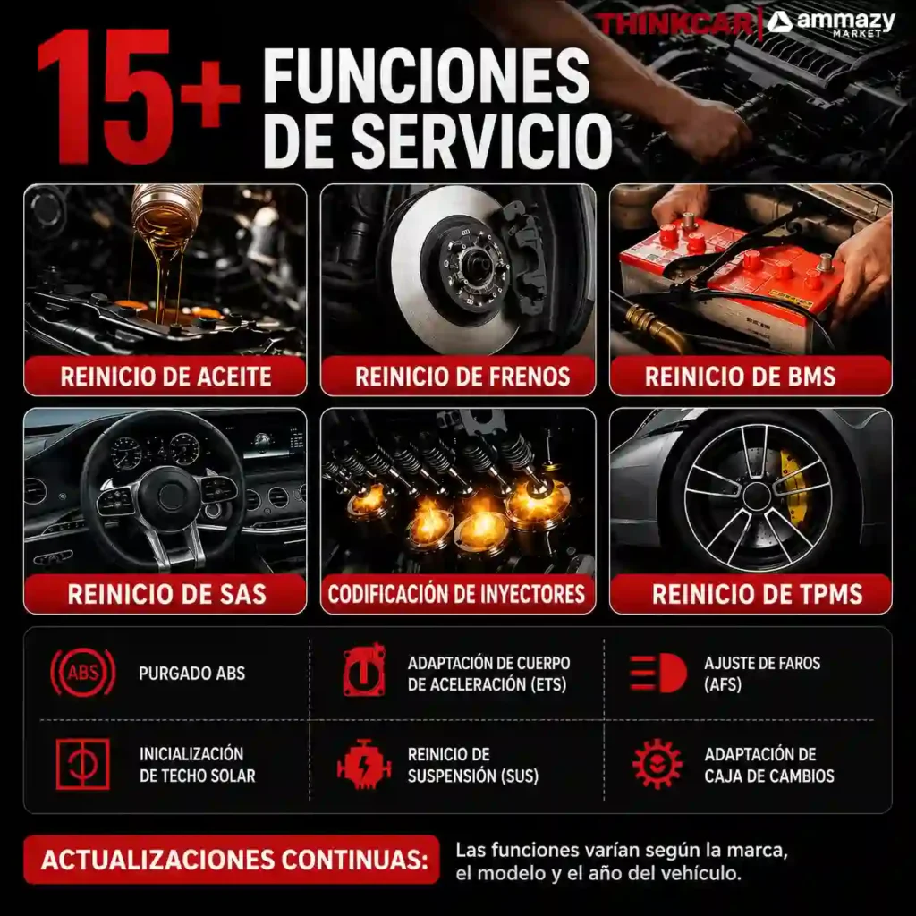 Escáner Automotriz Thinkcar D200 Bluetooth OBDII