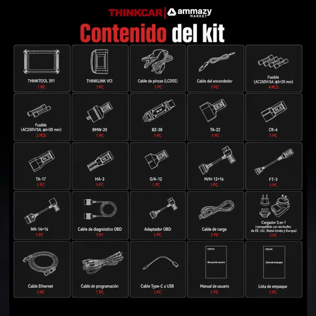 Escáner Automotriz Thinkcar THINKTOOL Expert 391