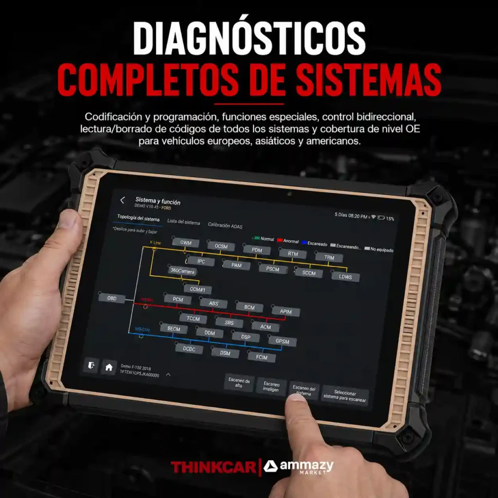 Escáner Automotriz Thinkcar THINKTOOL Expert 391