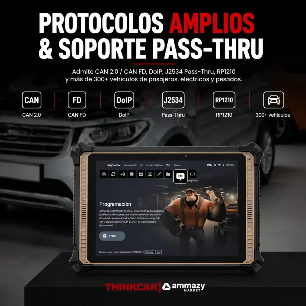 Escáner Automotriz Thinkcar THINKTOOL Expert 391