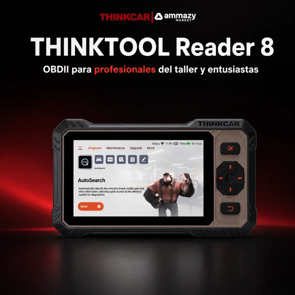 Escáner Automotriz Thinkcar THINKTOOL Reader 8 OBDII
