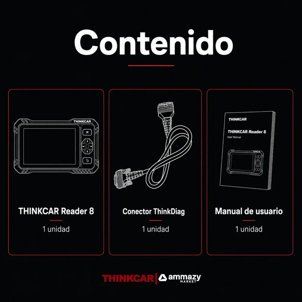 Escáner Automotriz Thinkcar THINKTOOL Reader 8 OBDII
