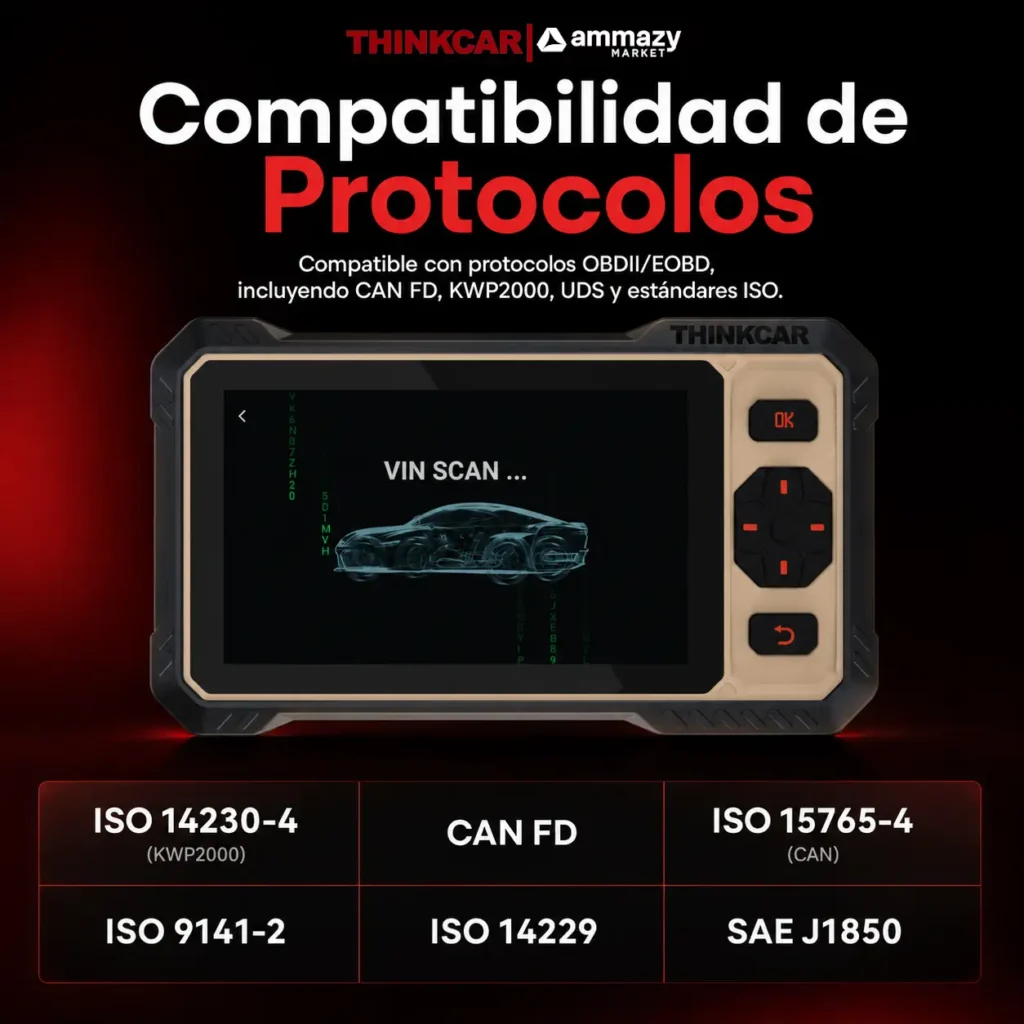 Escáner Automotriz Thinkcar THINKTOOL Reader 8 OBDII