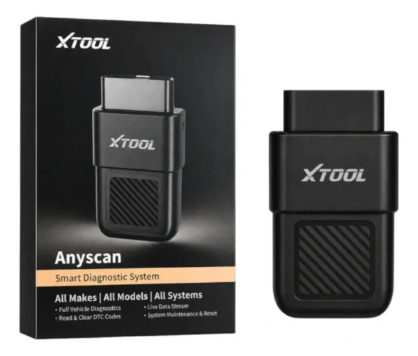 Scanner diagnóstico XTOOL Anyscan A30X Bluetooth OBD2 para celular