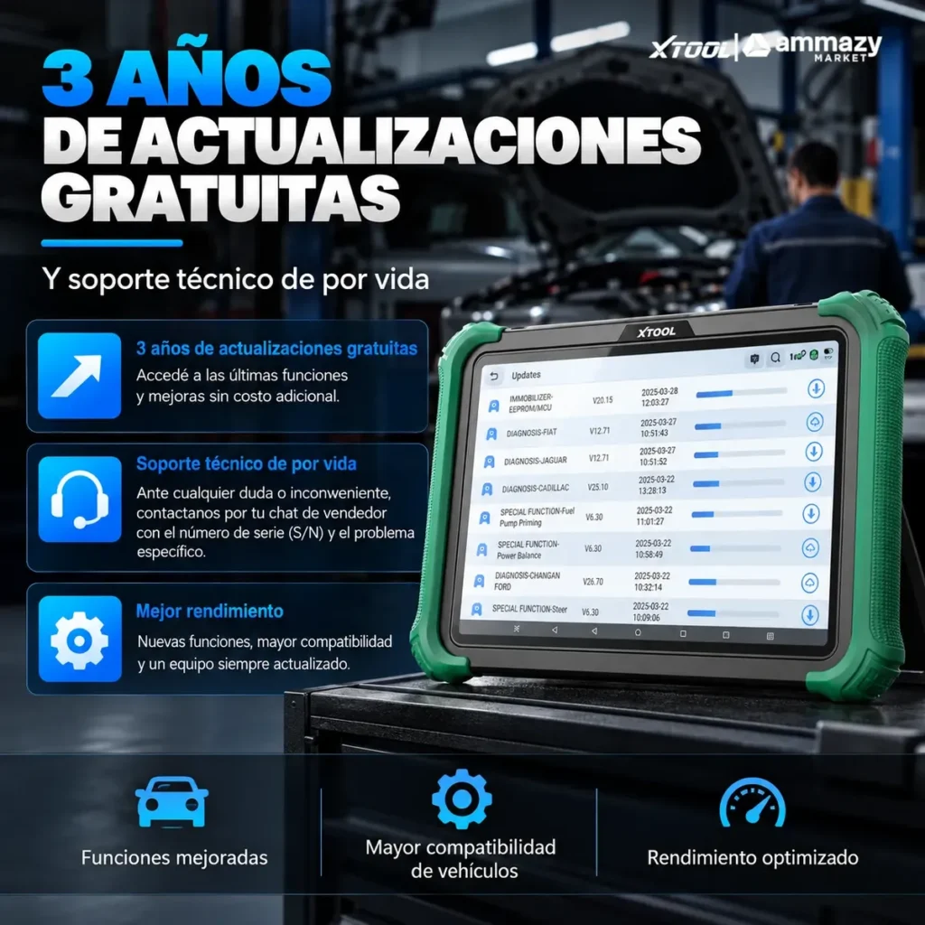 Scanner automotriz XTOOL Compass Master profesional CAN FD DoIP