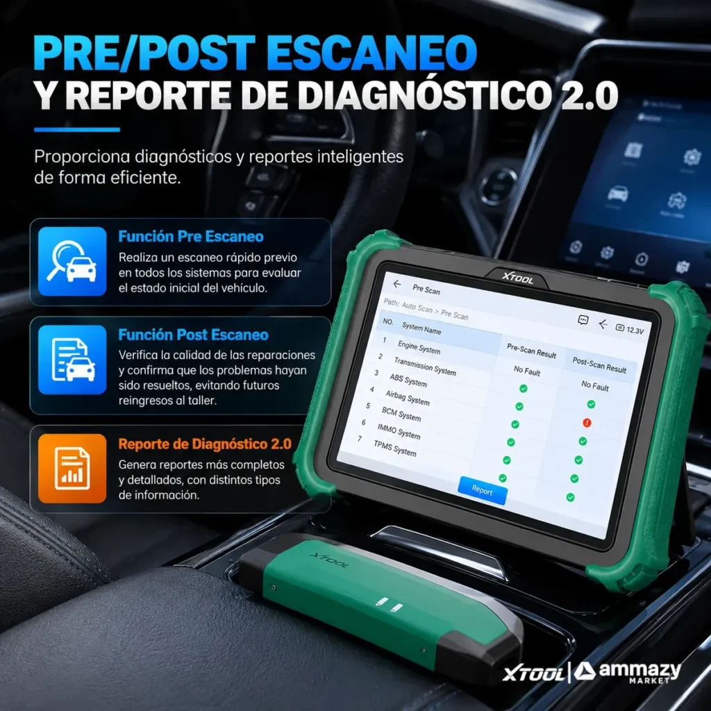 Scanner automotriz XTOOL Compass Master profesional CAN FD DoIP