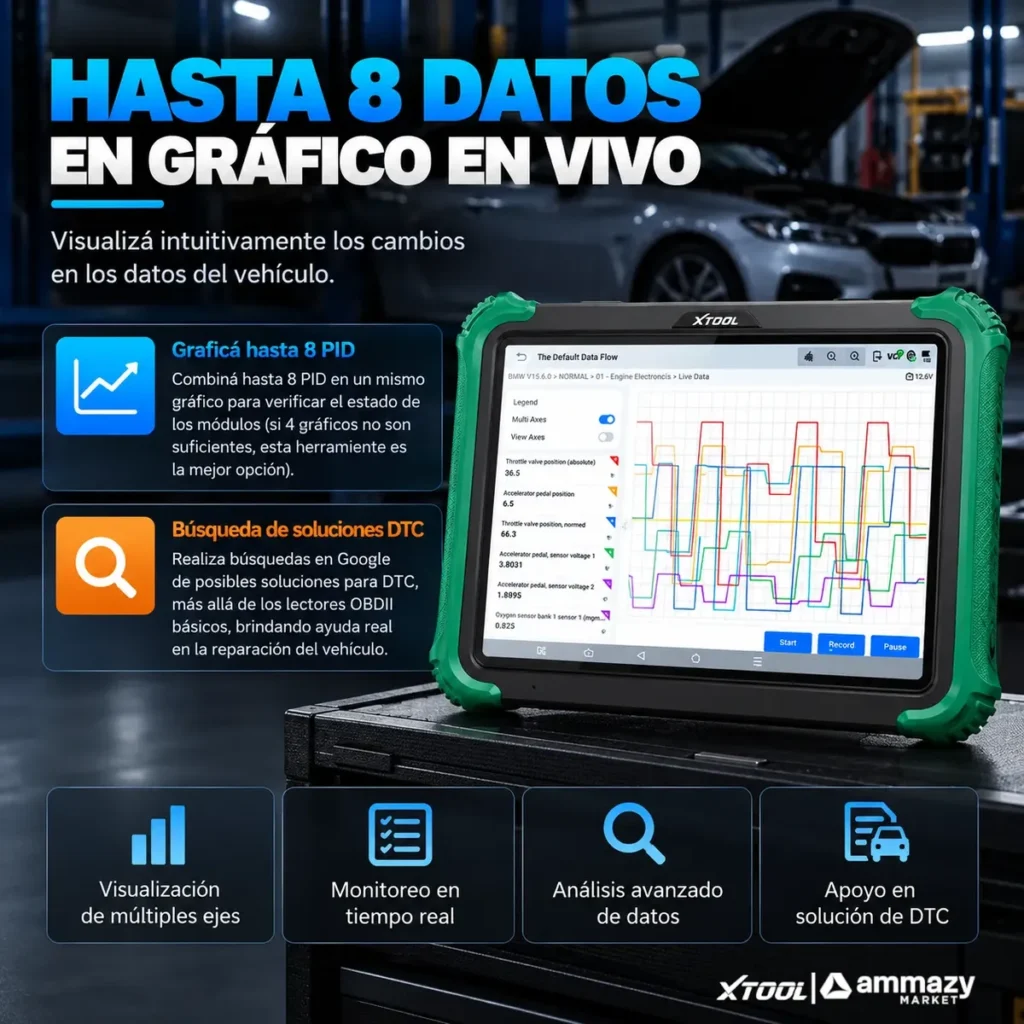 Scanner automotriz XTOOL Compass Master profesional CAN FD DoIP