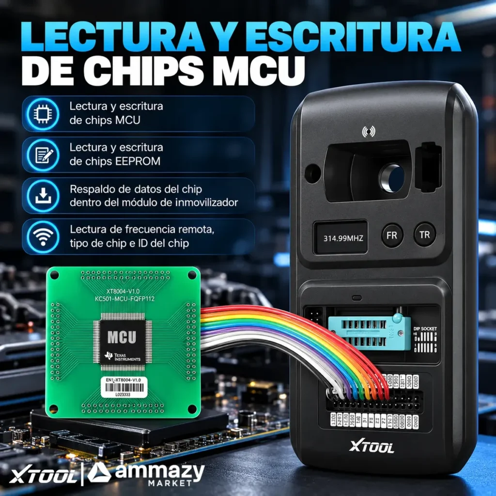 Programador de llaves y chips XTOOL KC501 MCU EEPROM