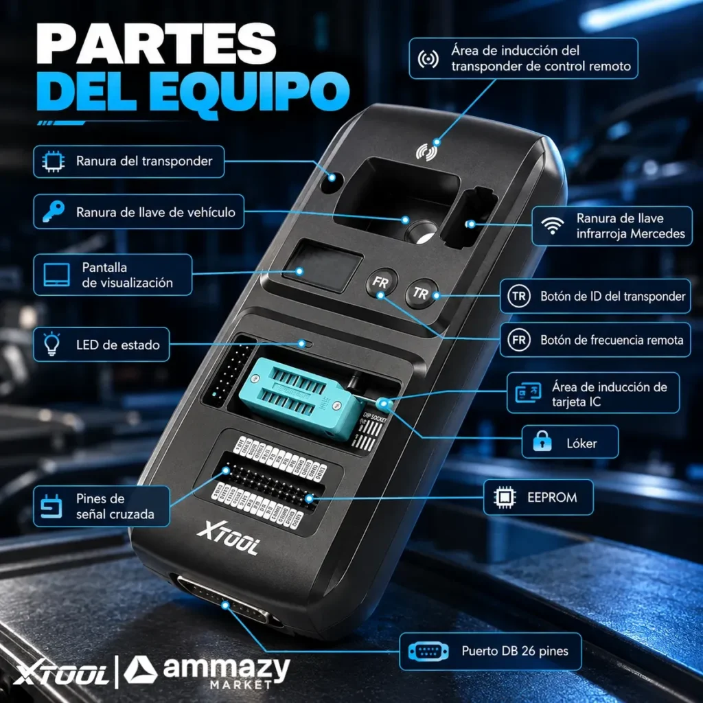 Programador de llaves y chips XTOOL KC501 MCU EEPROM