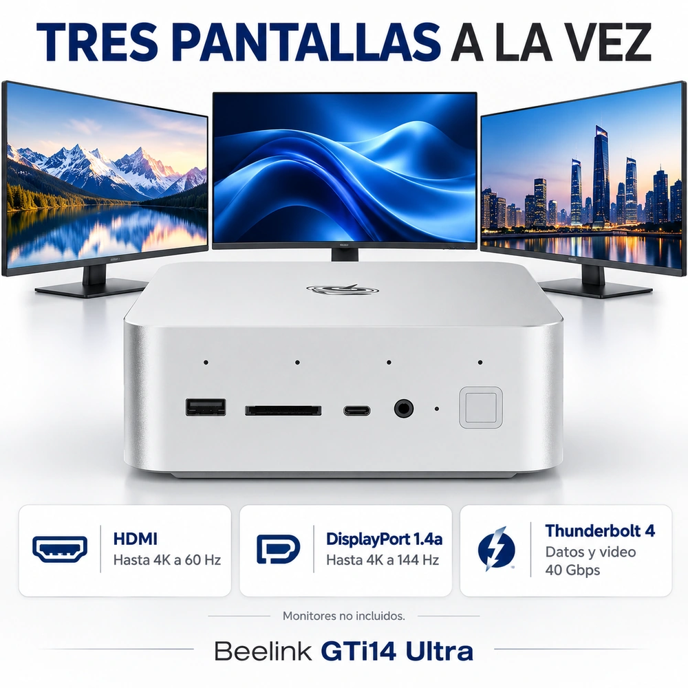 Mini PC Beelink GTi14 Ultra Core Ultra 9 185H 32GBDDR5 1TB SSD