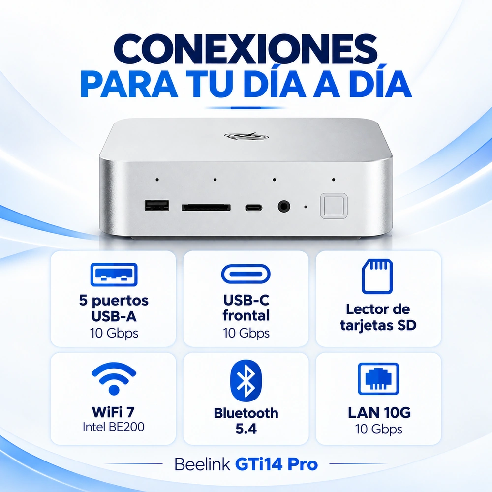 Mini PC Beelink GTi14 Ultra Core Ultra 9 185H 32GBDDR5 1TB SSD