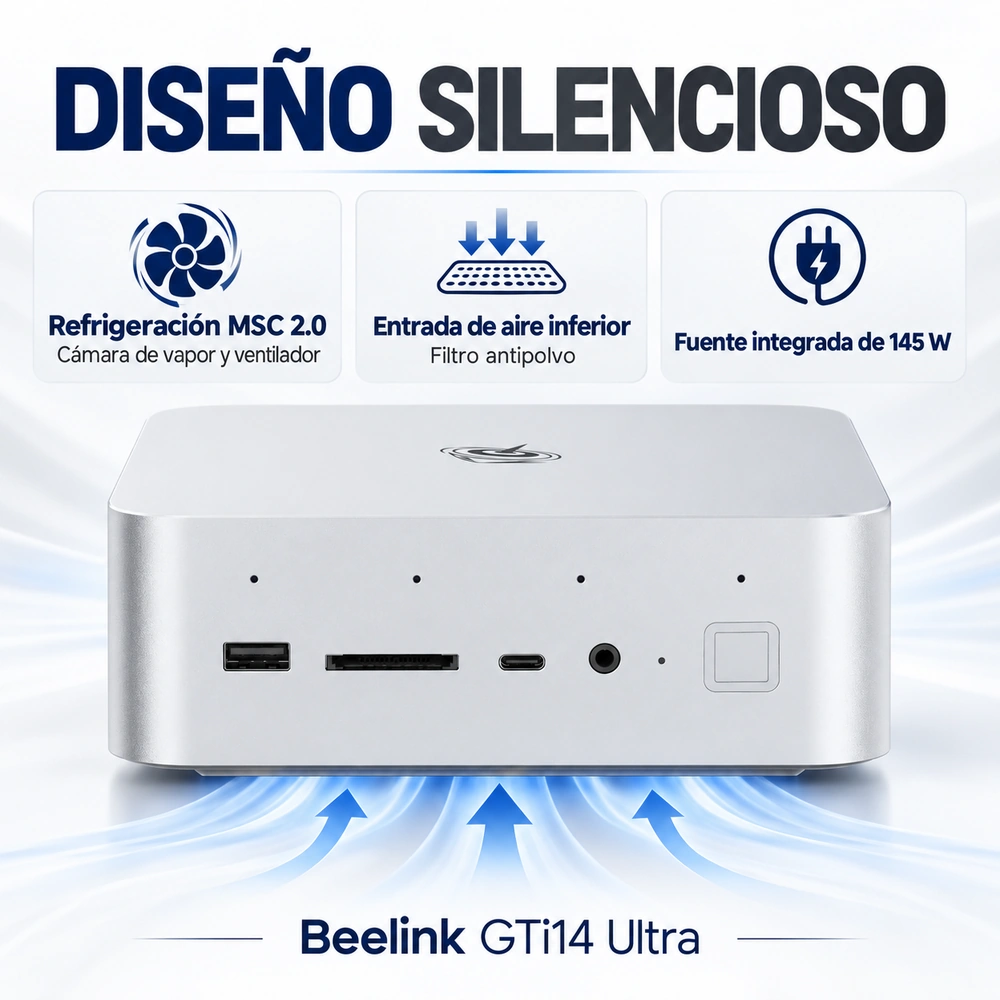 Mini PC Beelink GTi14 Ultra Core Ultra 9 185H 32GBDDR5 1TB SSD